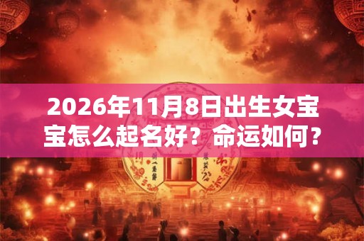 2026年11月8日出生女宝宝怎么起名好？命运如何？