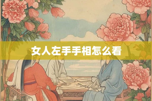 女人左手手相怎么看