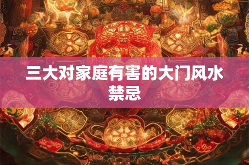三大对家庭有害的大门风水禁忌 三大对家庭有害的大门风水禁忌