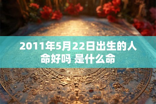 2011年5月22日出生的人命好吗 是什么命