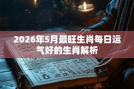 2026年5月最旺生肖每日运气好的生肖解析