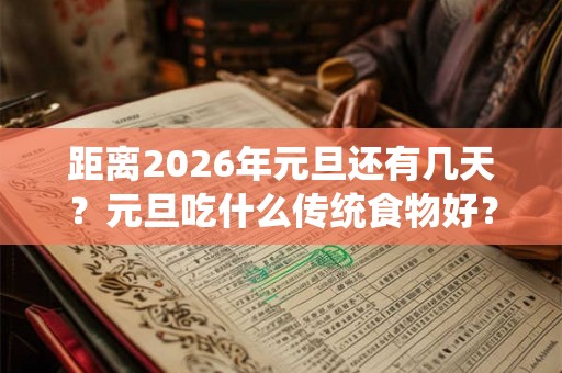 距离2026年元旦还有几天？元旦吃什么传统食物好？