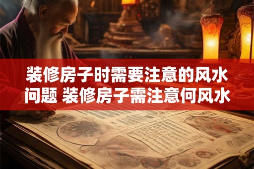 装修房子时需要注意的风水问题 装修房子需注意何风水问题