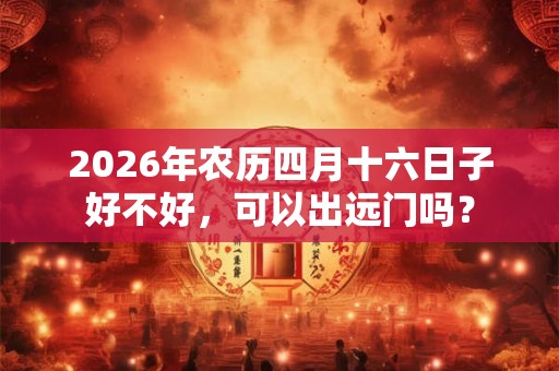 2026年农历四月十六日子好不好，可以出远门吗？
