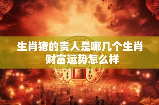生肖猪的贵人是哪几个生肖  财富运势怎么样