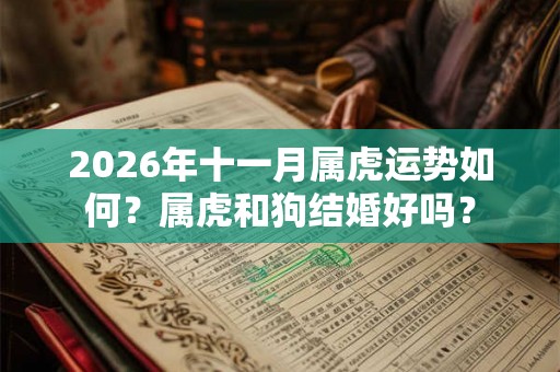 2026年十一月属虎运势如何？属虎和狗结婚好吗？
