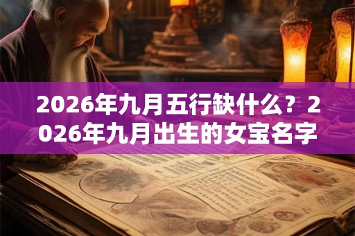 2026年九月五行缺什么？2026年九月出生的女宝名字