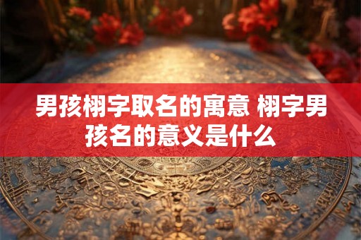 男孩栩字取名的寓意 栩字男孩名的意义是什么 男孩栩字取名的寓意 栩字男孩名的意义是什么