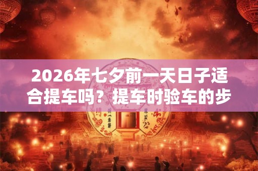 2026年七夕前一天日子适合提车吗？提车时验车的步骤？