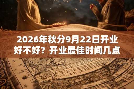 2026年秋分9月22日开业好不好？开业最佳时间几点？