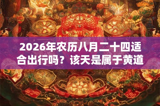 2026年农历八月二十四适合出行吗?该天是属于黄道吉日吗? 2026年农历八月二十四适合出行吗?该天是属于黄道吉日吗?