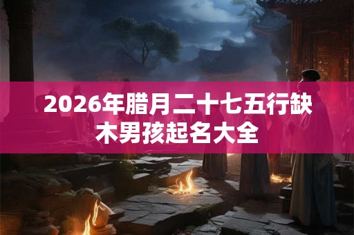 2026年腊月二十七五行缺木男孩起名大全