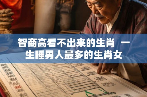 智商高看不出来的生肖  一生睡男人最多的生肖女