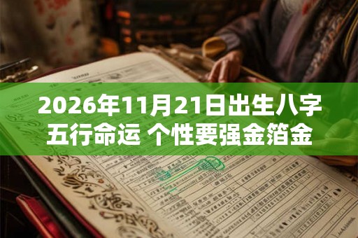2026年11月21日出生八字五行命运 个性要强金箔金命局