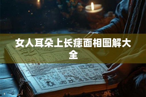 女人耳朵上长痣面相图解大全