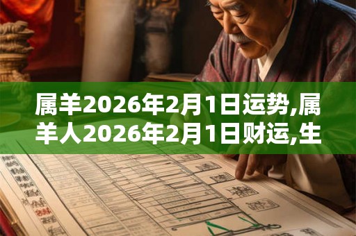 属羊2026年2月1日运势,属羊人2026年2月1日财运,生肖羊2026年2月1日运势 属羊2026年2月1日运势,属羊人2026年2月1日财运,生肖羊2026年2月1日运势