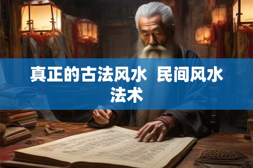 真正的古法风水  民间风水法术