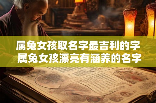 属兔女孩取名字最吉利的字 属兔女孩漂亮有涵养的名字