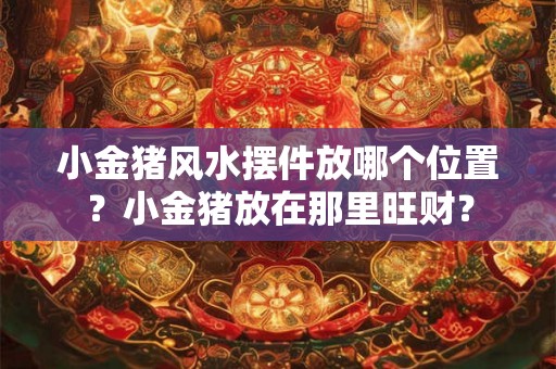 小金猪风水摆件放哪个位置?小金猪放在那里旺财? 小金猪风水摆件放哪个位置?小金猪放在那里旺财?