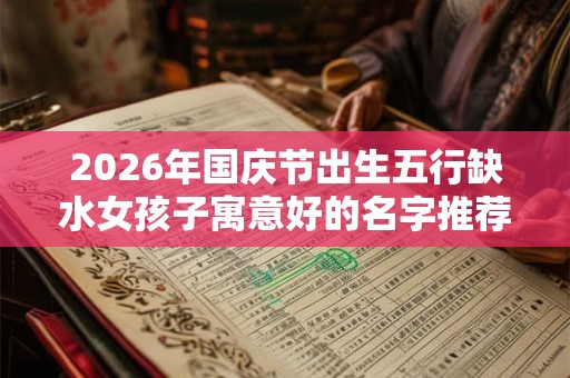 2026年国庆节出生五行缺水女孩子寓意好的名字推荐