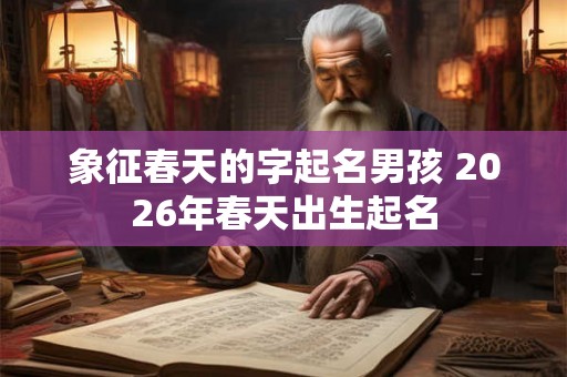 象征春天的字起名男孩 2026年春天出生起名