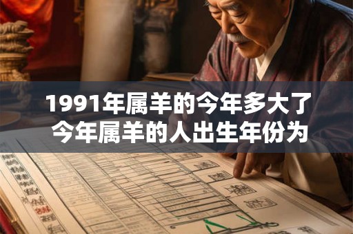 1991年属羊的今年多大了 今年属羊的人出生年份为1991年现年多少岁