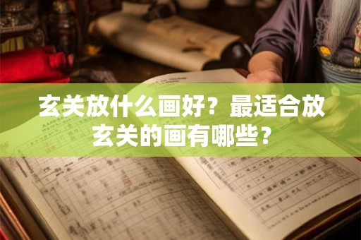 玄关放什么画好？最适合放玄关的画有哪些？