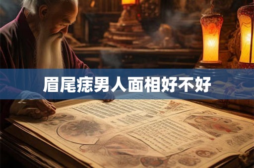 眉尾痣男人面相好不好