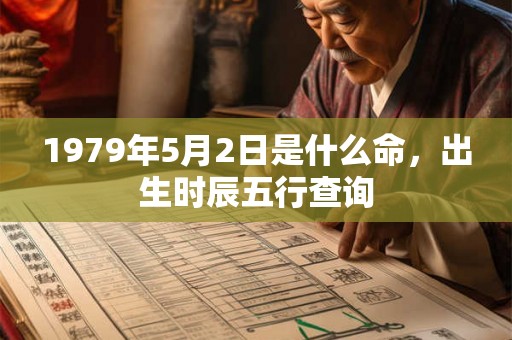1979年5月2日是什么命，出生时辰五行查询