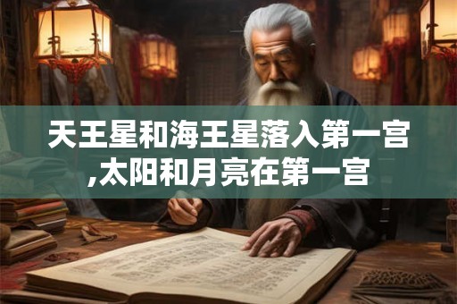 天王星和海王星落入第一宫,太阳和月亮在第一宫