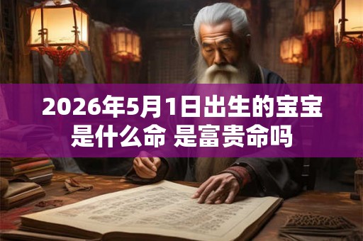 2026年5月1日出生的宝宝是什么命 是富贵命吗 2026年5月1日出生的宝宝是什么命 是富贵命吗