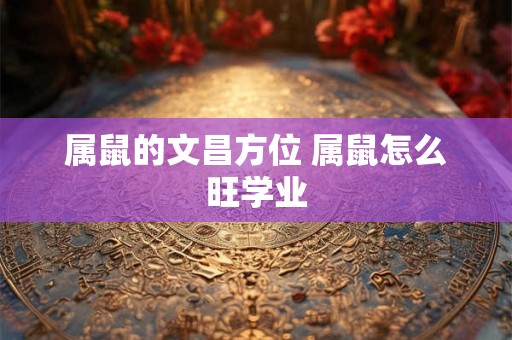 属鼠的文昌方位 属鼠怎么旺学业 属鼠的文昌方位 属鼠怎么旺学业