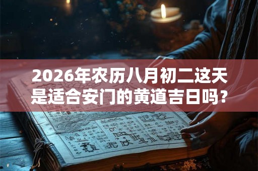 2026年农历八月初二这天是适合安门的黄道吉日吗？