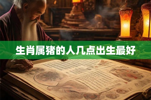 生肖属猪的人几点出生最好 生肖属猪的人几点出生最好