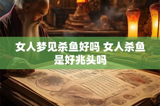 女人梦见杀鱼好吗 女人杀鱼是好兆头吗 女人梦见杀鱼好吗 女人杀鱼是好兆头吗