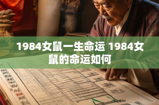 1984女鼠一生命运 1984女鼠的命运如何