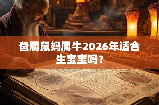 爸属鼠妈属牛2026年适合生宝宝吗？