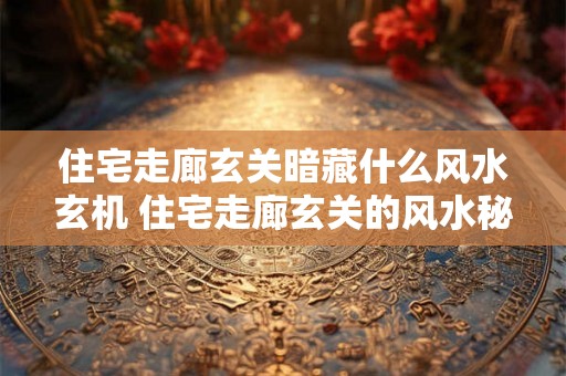 住宅走廊玄关暗藏什么风水玄机 住宅走廊玄关的风水秘密
