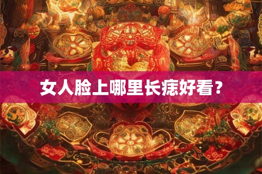 女人脸上哪里长痣好看? 女人脸上哪里长痣好看?