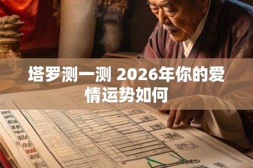 塔罗测一测 2026年你的爱情运势如何 塔罗测一测 2026年你的爱情运势如何