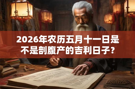 2026年农历五月十一日是不是剖腹产的吉利日子？