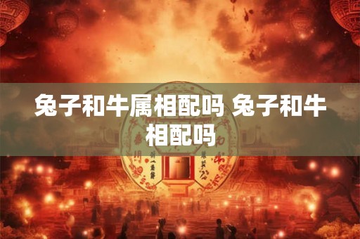 兔子和牛属相配吗 兔子和牛相配吗