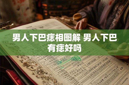 男人下巴痣相图解 男人下巴有痣好吗