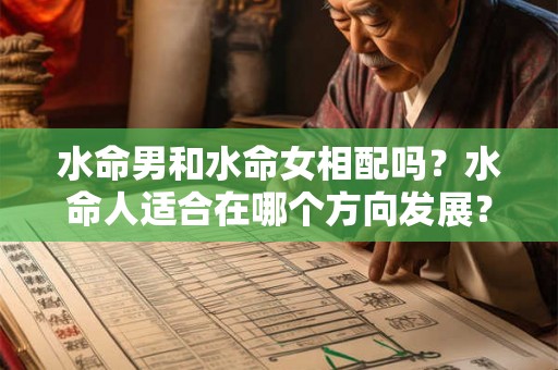 水命男和水命女相配吗？水命人适合在哪个方向发展？