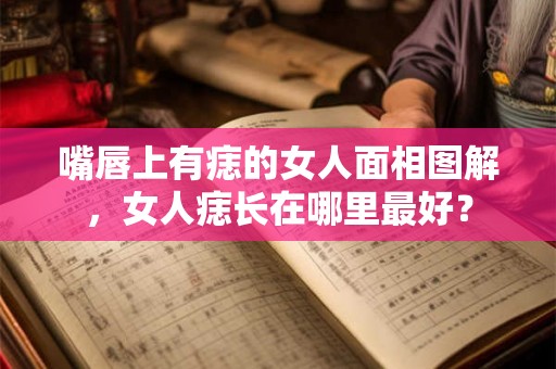 嘴唇上有痣的女人面相图解，女人痣长在哪里最好？