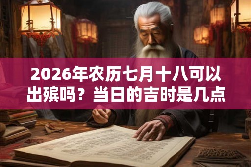 2026年农历七月十八可以出殡吗？当日的吉时是几点？