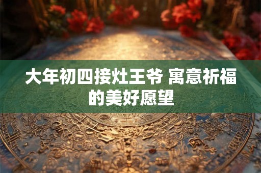 大年初四接灶王爷 寓意祈福的美好愿望