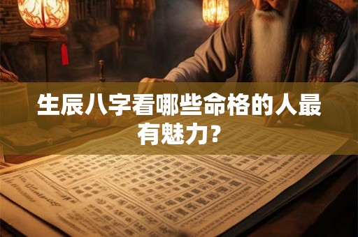 生辰八字看哪些命格的人最有魅力？