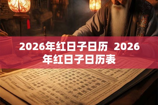 2026年红日子日历  2026年红日子日历表