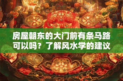 房屋朝东的大门前有条马路可以吗？了解风水学的建议